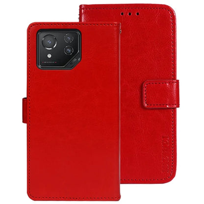 IDEWEI For Asus ROG Phone 8 5G / Phone 8 Pro 5G Case Crazy Horse Leather Wallet Phone Cover
