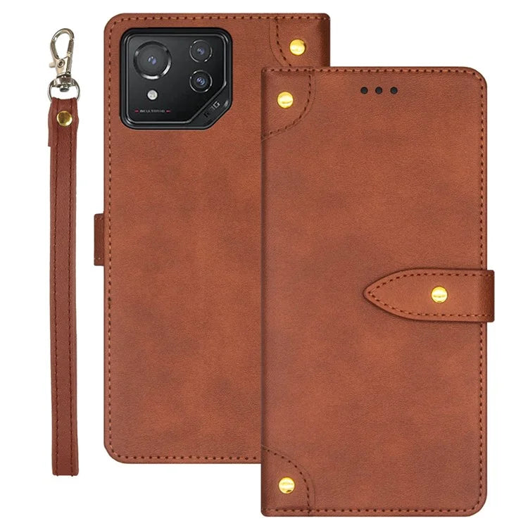 IDEWEI For Asus ROG Phone 8 5G / Phone 8 Pro 5G Case Drop-resistant Leather Card Holder Phone Cover