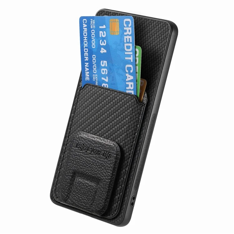 C1-11 for Samsung Galaxy A24 4G (162.1 x 77.6 x 8.3mm) Case Anti-drop Leather Coated TPU Kickstand Cover