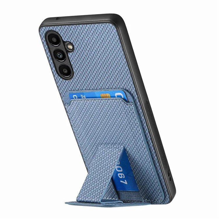 C1-11 for Samsung Galaxy A24 4G (162.1 x 77.6 x 8.3mm) Case Anti-drop Leather Coated TPU Kickstand Cover