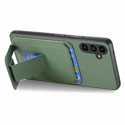 C1-11 for Samsung Galaxy A24 4G (162.1 x 77.6 x 8.3mm) Case Anti-drop Leather Coated TPU Kickstand Cover
