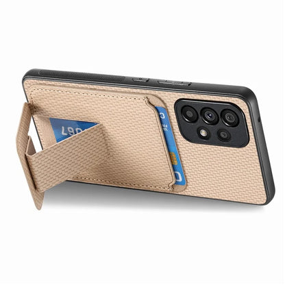 C1-11 for Samsung Galaxy A53 5G Case Leather Coated TPU Card Slot Back Cover