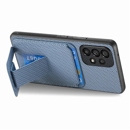 C1-11 for Samsung Galaxy A53 5G Case Leather Coated TPU Card Slot Back Cover