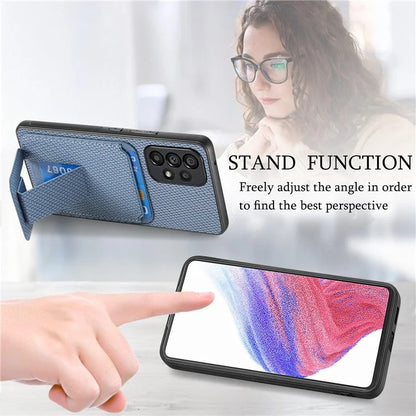 C1-11 for Samsung Galaxy A53 5G Case Leather Coated TPU Card Slot Back Cover