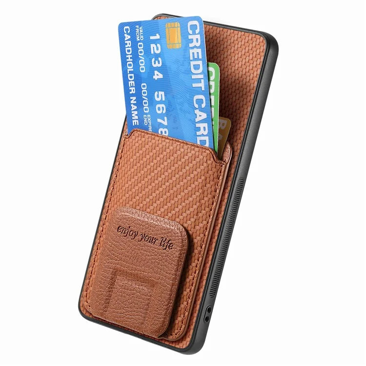 C1-11 for Samsung Galaxy A53 5G Case Leather Coated TPU Card Slot Back Cover