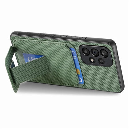 C1-11 for Samsung Galaxy A53 5G Case Leather Coated TPU Card Slot Back Cover