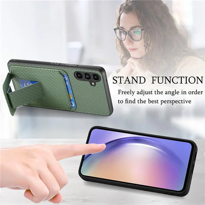 C1-11 for Samsung Galaxy A54 5G Back Case Slim-Fit Carbon Fiber Texture Phone Cover