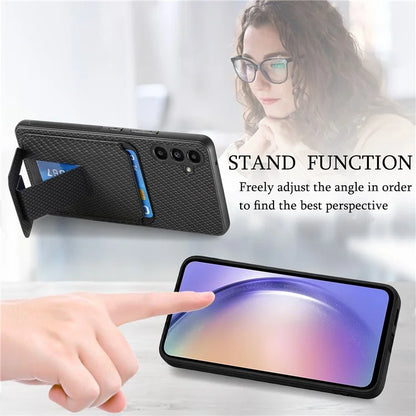 C1-11 for Samsung Galaxy A54 5G Back Case Slim-Fit Carbon Fiber Texture Phone Cover