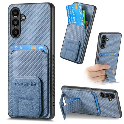 C1-11 for Samsung Galaxy A54 5G Back Case Slim-Fit Carbon Fiber Texture Phone Cover