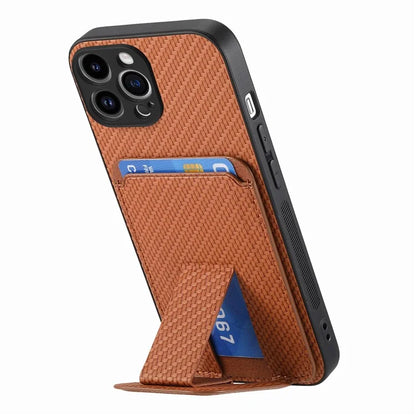 C1-11 for iPhone 12 Pro 6.1 inch Case Card Slot Phone Shell Support Magnetic Car Mount