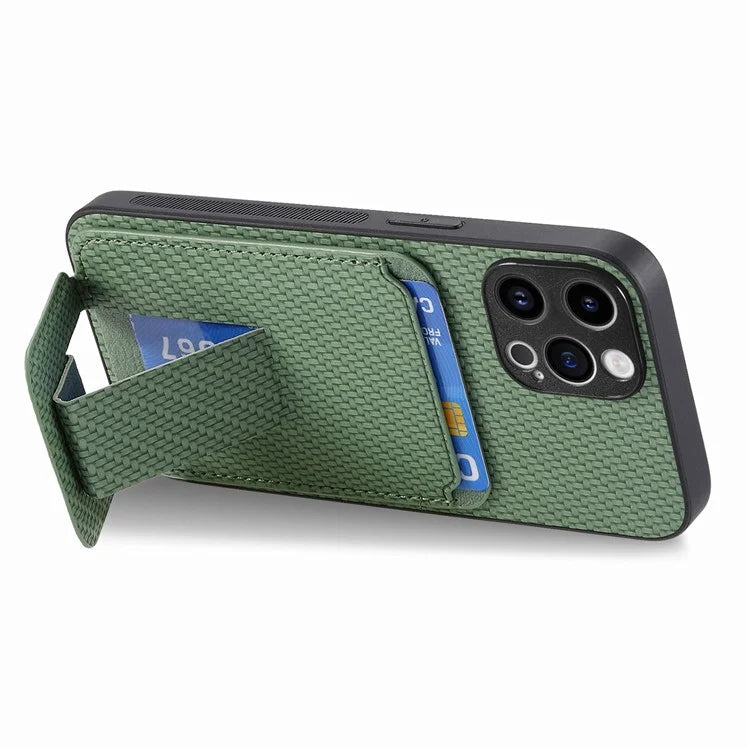 C1-11 for iPhone 13 Pro 6.1 inch Cover Anti-scratch Carbon Fiber Texture Phone Case