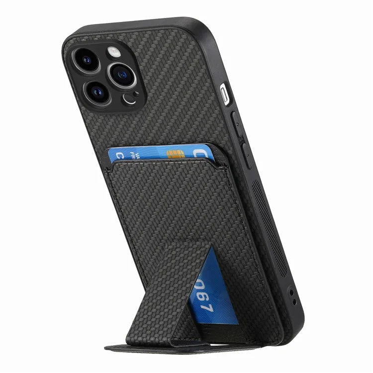 C1-11 for iPhone 14 Pro Case TPU+PU Leather Folding Kickstand Protective Cover