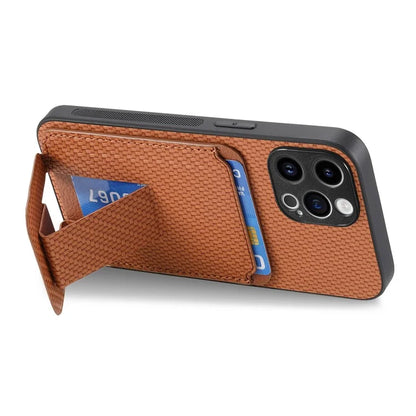 C1-11 for iPhone 14 Pro Max Case Leather Coated TPU Phone Guard Cover with Card Slot