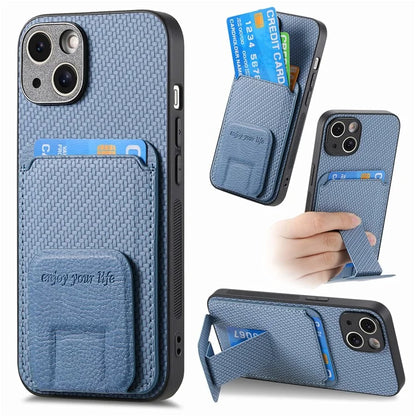 C1-11 for iPhone 14 Case Leather Coated TPU Drop-proof Phone Back Protector
