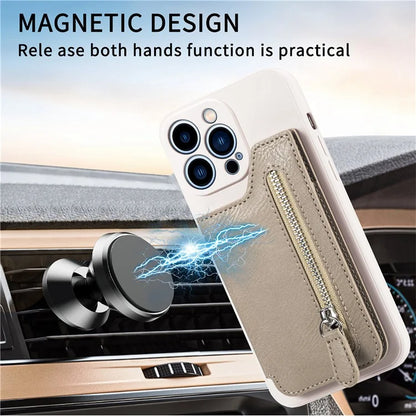 For iPhone 15 Pro Max Wallet Phone Case PU Leather Coated Straight Edge TPU Cover