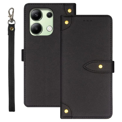 IDEWEI For Xiaomi Redmi Note 13 4G Leather Case Card Holder Stand Phone Cover