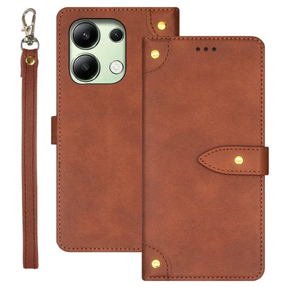 IDEWEI For Xiaomi Redmi Note 13 4G Leather Case Card Holder Stand Phone Cover