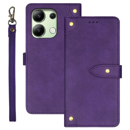 IDEWEI For Xiaomi Redmi Note 13 4G Leather Case Card Holder Stand Phone Cover