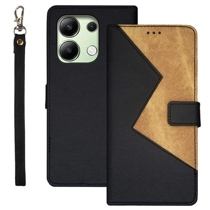 IDEWEI For Xiaomi Redmi Note 13 4G Case Card Slots TPU+PU Leather Phone Cover