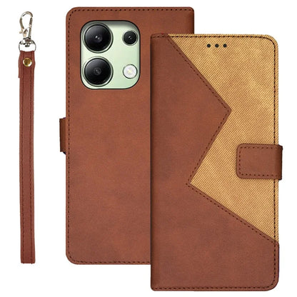 IDEWEI For Xiaomi Redmi Note 13 4G Case Card Slots TPU+PU Leather Phone Cover