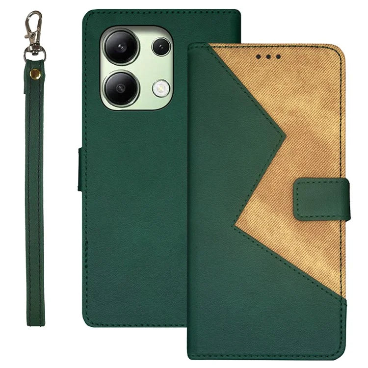 IDEWEI For Xiaomi Redmi Note 13 4G Case Card Slots TPU+PU Leather Phone Cover