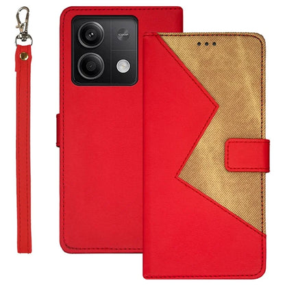 IDEWEI For Xiaomi Redmi Note 13 5G Case Drop-resistant Leather Phone Stand Cover
