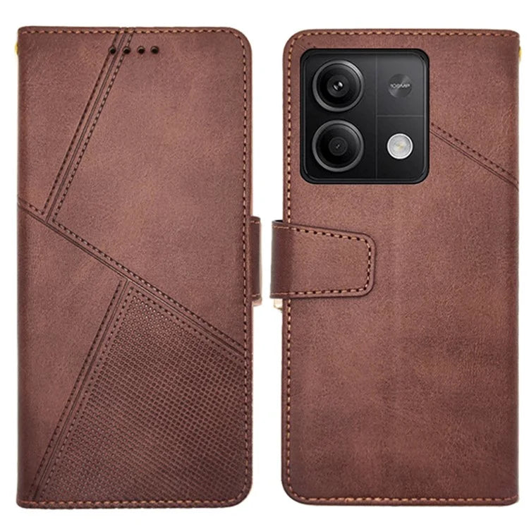 IDEWEI For Xiaomi Redmi Note 13 5G Cell Phone Case Calf Texture Leather Card Slots Cover