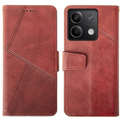 IDEWEI For Xiaomi Redmi Note 13 5G Cell Phone Case Calf Texture Leather Card Slots Cover