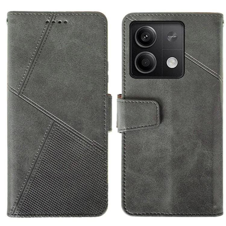IDEWEI For Xiaomi Redmi Note 13 5G Cell Phone Case Calf Texture Leather Card Slots Cover