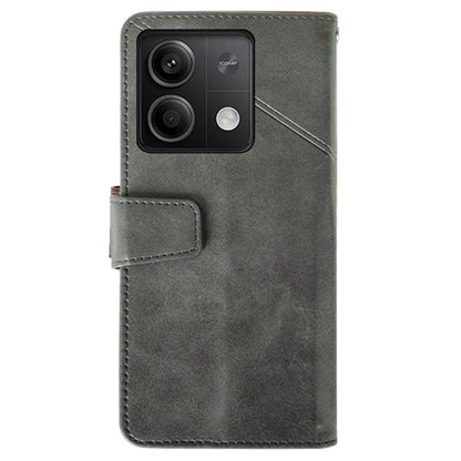IDEWEI For Xiaomi Redmi Note 13 5G Cell Phone Case Calf Texture Leather Card Slots Cover