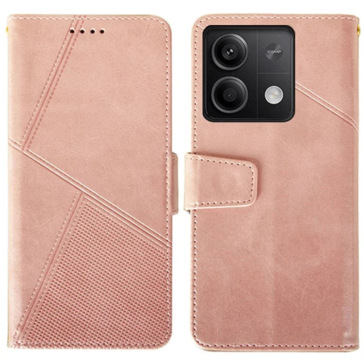 IDEWEI For Xiaomi Redmi Note 13 5G Cell Phone Case Calf Texture Leather Card Slots Cover