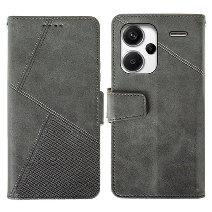 IDEWEI For Xiaomi Redmi Note 13 Pro+ 5G Case Leather Calf Texture Stand Anti-scratch Phone Cover