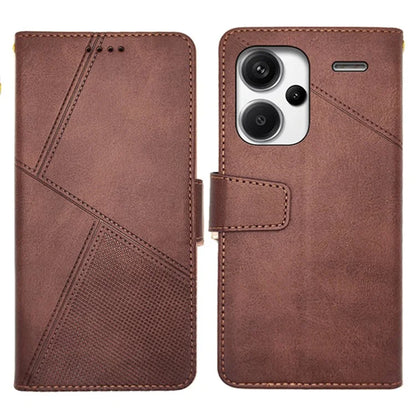 IDEWEI For Xiaomi Redmi Note 13 Pro+ 5G Case Leather Calf Texture Stand Anti-scratch Phone Cover
