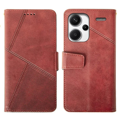 IDEWEI For Xiaomi Redmi Note 13 Pro+ 5G Case Leather Calf Texture Stand Anti-scratch Phone Cover