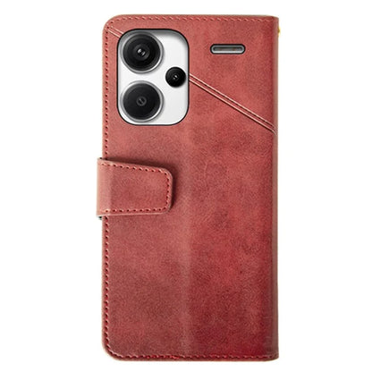 IDEWEI For Xiaomi Redmi Note 13 Pro+ 5G Case Leather Calf Texture Stand Anti-scratch Phone Cover