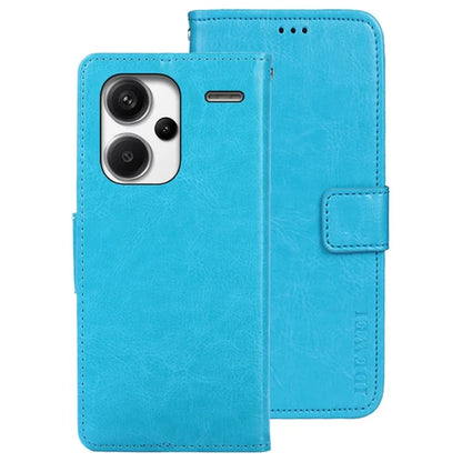 IDEWEI For Xiaomi Redmi Note 13 Pro+ 5G Case Crazy Horse Card Holder Phone Protector