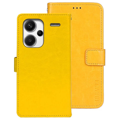 IDEWEI For Xiaomi Redmi Note 13 Pro+ 5G Case Crazy Horse Card Holder Phone Protector