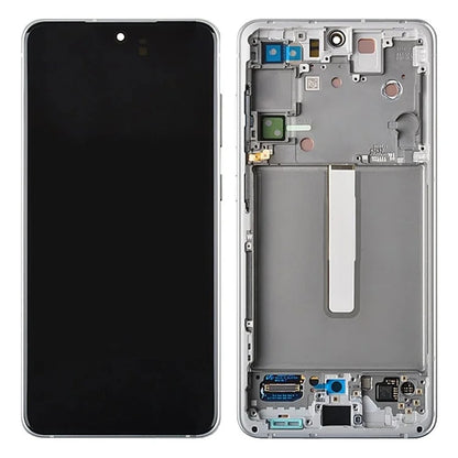 For Samsung Galaxy S21 FE 5G Grade B AMOLED Screen and Digitizer Assembly + Frame (without Logo)