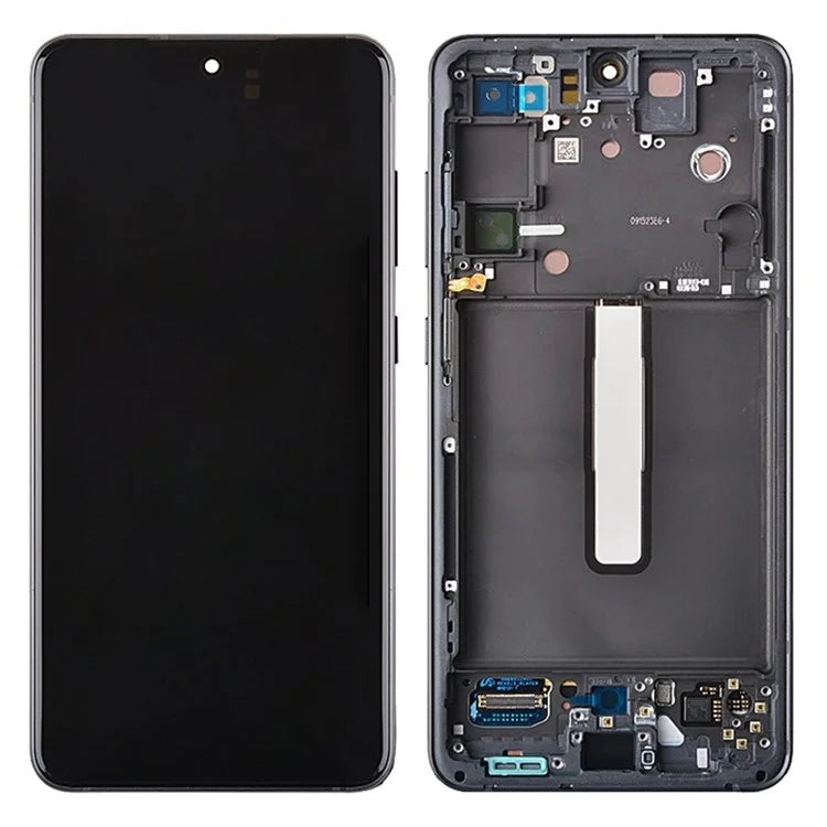 For Samsung Galaxy S21 FE 5G Grade B AMOLED Screen and Digitizer Assembly + Frame (without Logo)