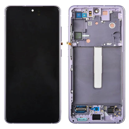 For Samsung Galaxy S21 FE 5G Grade B AMOLED Screen and Digitizer Assembly + Frame (without Logo)
