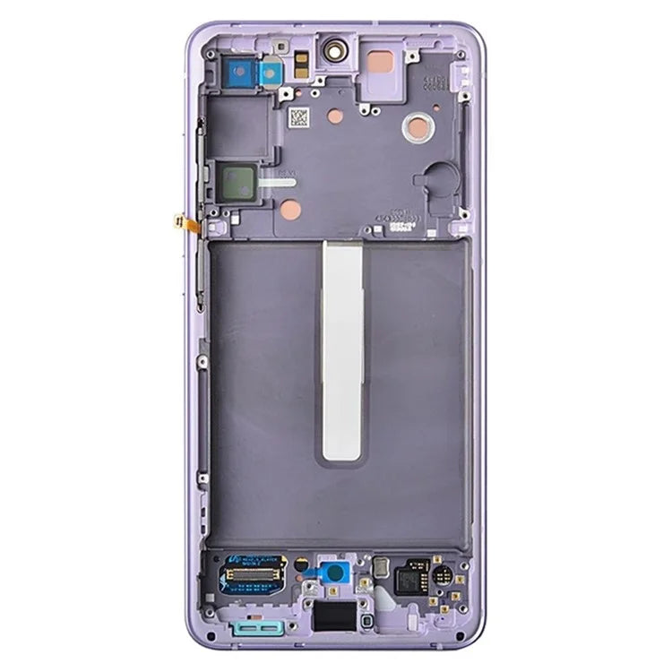 For Samsung Galaxy S21 FE 5G Grade B AMOLED Screen and Digitizer Assembly + Frame (without Logo)