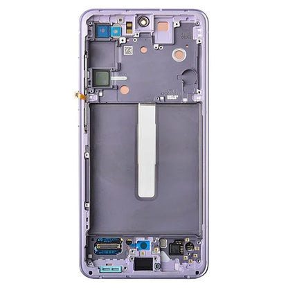For Samsung Galaxy S21 FE 5G Grade B AMOLED Screen and Digitizer Assembly + Frame (without Logo)