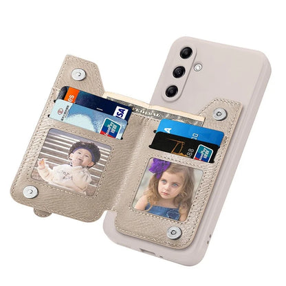 For Samsung Galaxy A54 5G Wallet Phone Case PU Leather Card Holder Cover