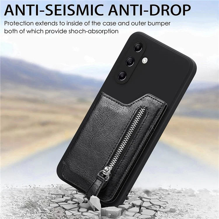 For Samsung Galaxy A54 5G Wallet Phone Case PU Leather Card Holder Cover