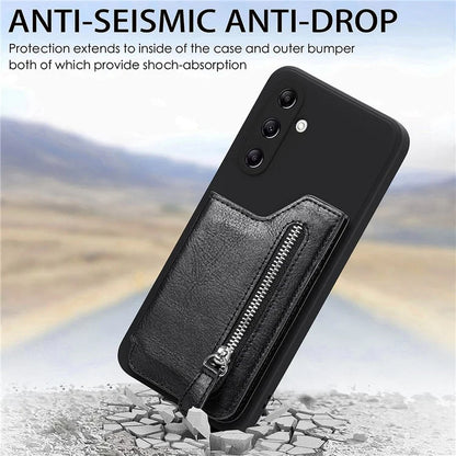 For Samsung Galaxy A54 5G Wallet Phone Case PU Leather Card Holder Cover