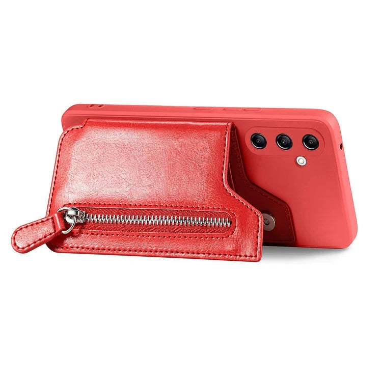 For Samsung Galaxy A54 5G Wallet Phone Case PU Leather Card Holder Cover