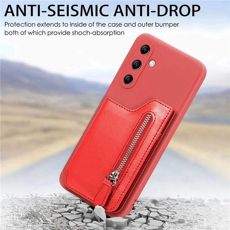 For Samsung Galaxy A54 5G Wallet Phone Case PU Leather Card Holder Cover