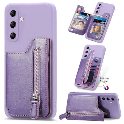 For Samsung Galaxy A54 5G Wallet Phone Case PU Leather Card Holder Cover