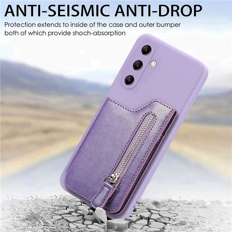 For Samsung Galaxy A54 5G Wallet Phone Case PU Leather Card Holder Cover