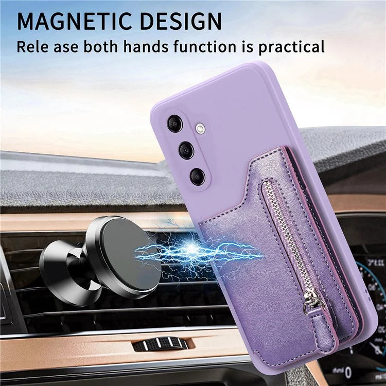 For Samsung Galaxy A54 5G Wallet Phone Case PU Leather Card Holder Cover
